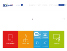Tablet Screenshot of cerfi.ch